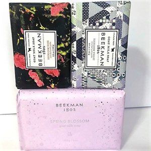 Beekman 1802 3-pc Trio Goat Milk Bar Soap Collection